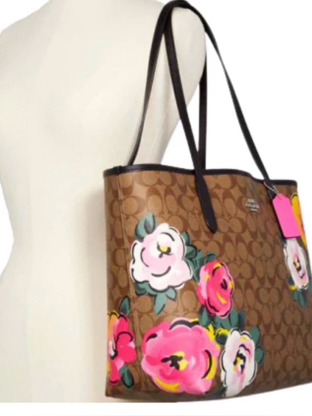COACH vintage rose tote